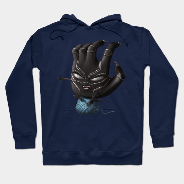 Hand Black Panther Hoodie by ThankBuch